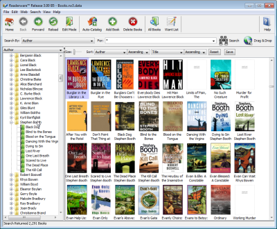 Readerware for Windows Screenshot
