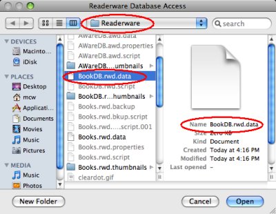 Mac OS X file selection dialog